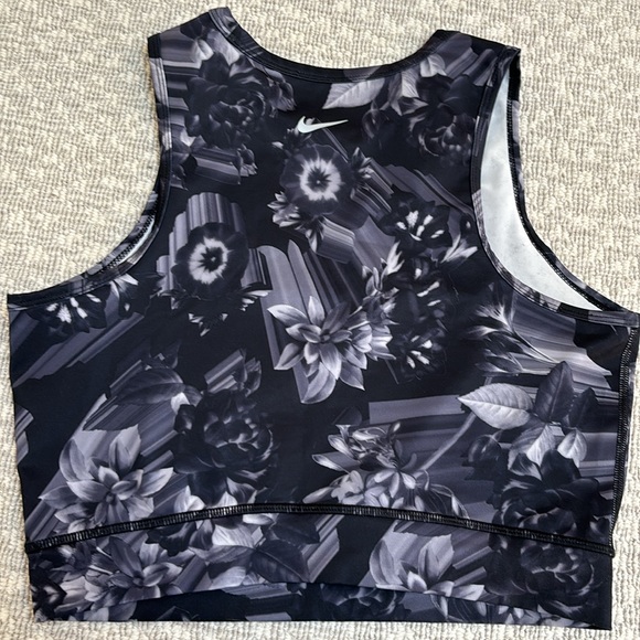 NIKE Dri-Fit Cropped Floral Pattern Tank - Picture 2 of 2
